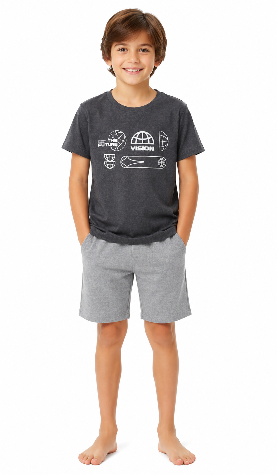 2637s430 Niño short 2 pzas.