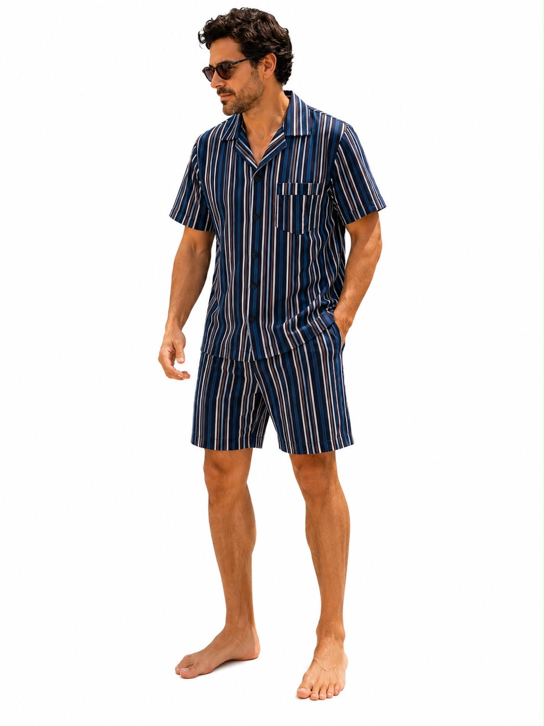 Pijama caballero camisera