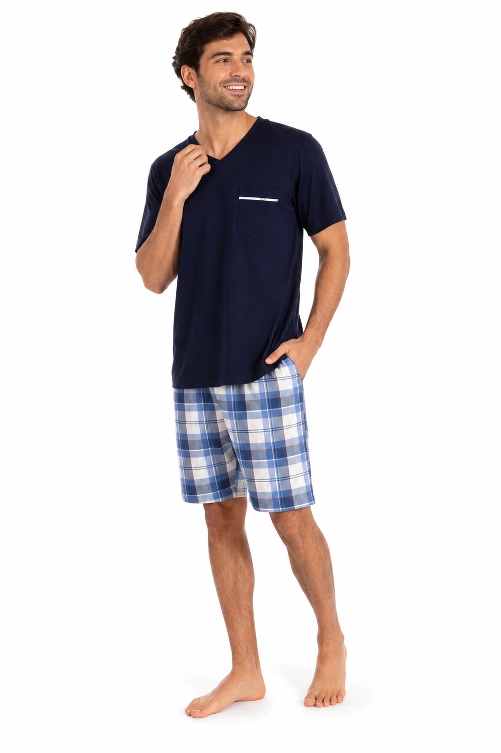Pijama caballero marino