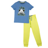 Creaciones Parisinas, pijama niño manga corta pantalón cuello redondo