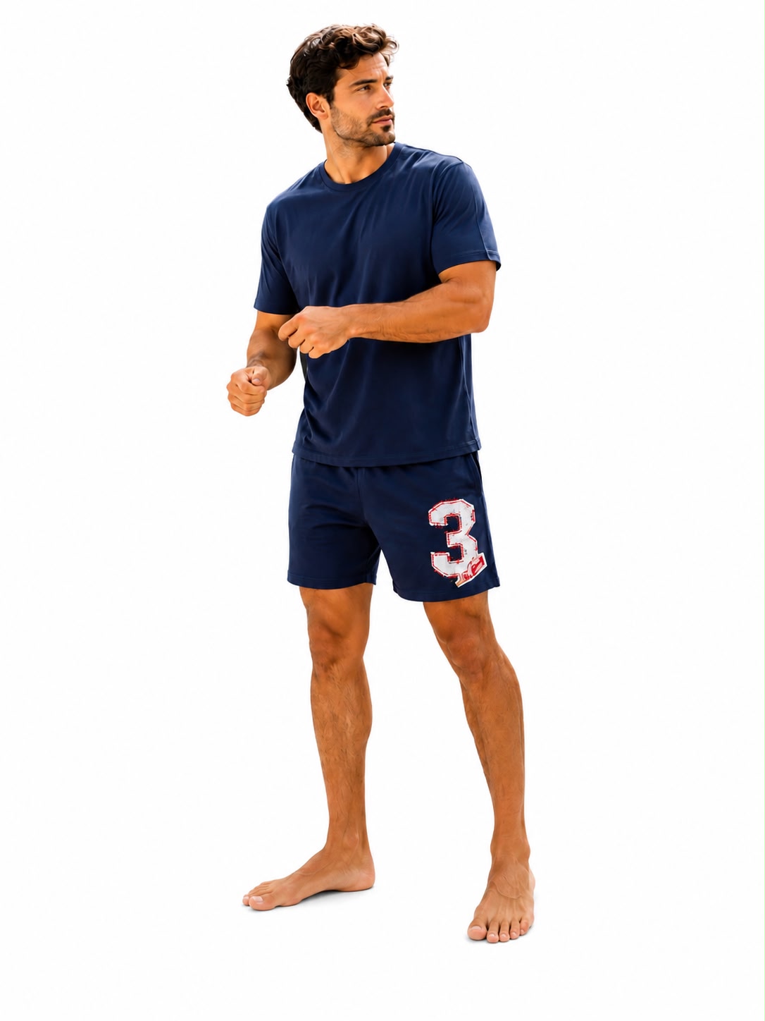 Pijama caballero marino